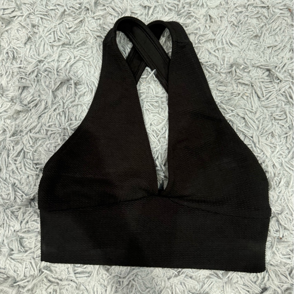 Cross crop top